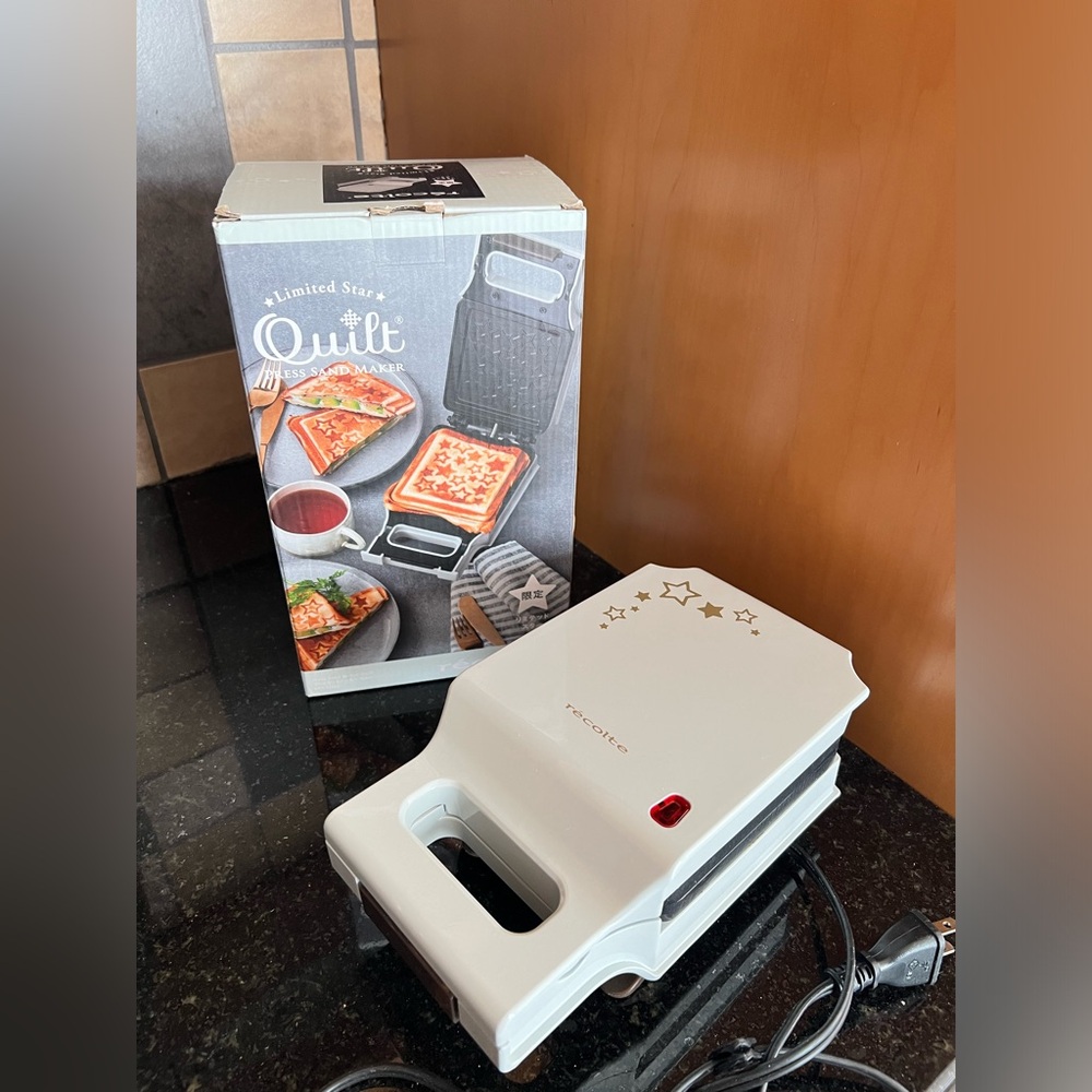 Recolte press sand maker sandwich toaster Limited Edition